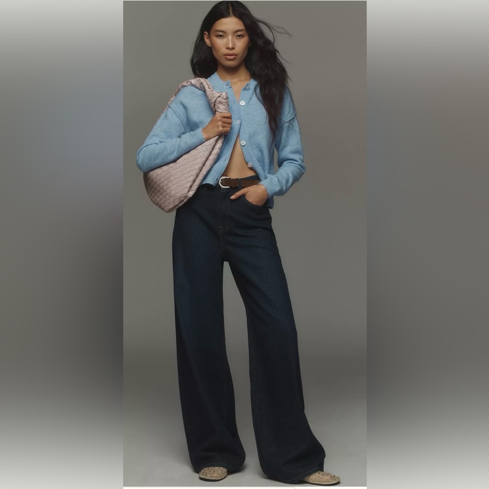 NSF Wide-Leg Denim Jeans - Dark Wash